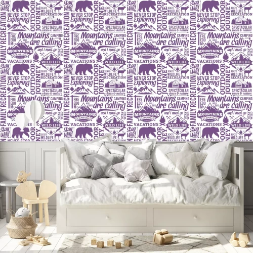 Behang Amerikaanse berginspiratie