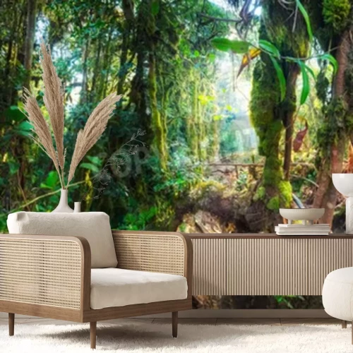 Fotobehang Planten van de tropische jungle