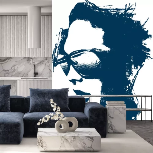 Sticker Fancy vrouw illustratie