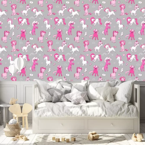 Behang Eenhoorns voor meisjes