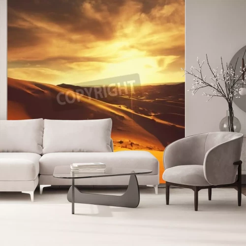 Fotobehang Grote Sahara woestijn