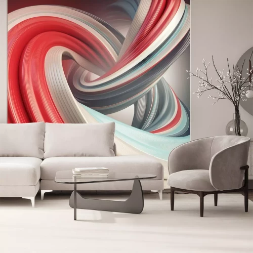 Fotobehang Indrukwekkende 3D-abstractie