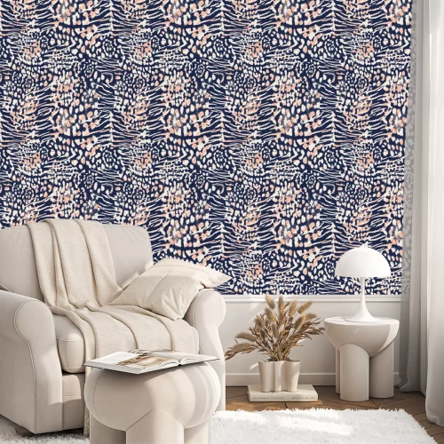 Behang Luipaardpatroon, dierpatroon, wilde dierenafdruk.