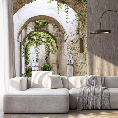 Sticker Straat en architectuur in historische stijl