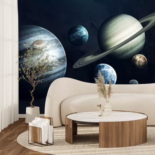 Sticker Planeten in de ruimte