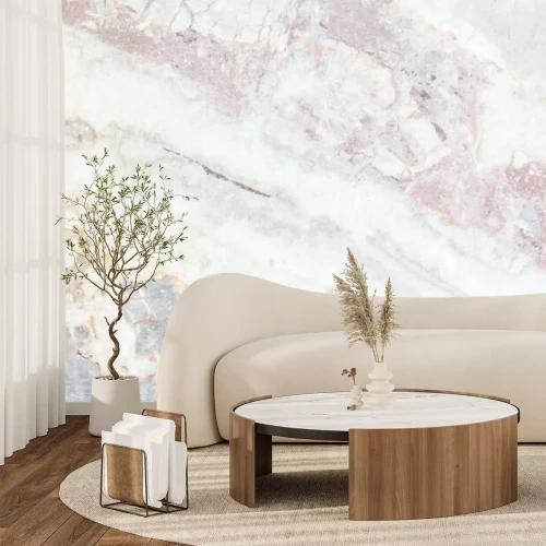 Fotobehang Pastelkleurig marmerpatroon