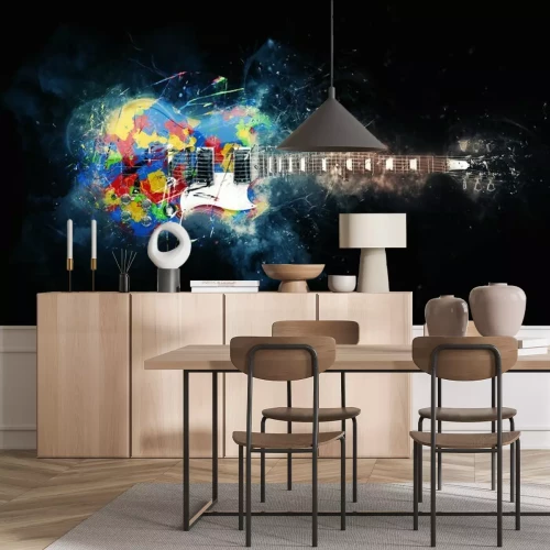 Fotobehang Abstracte gitaar