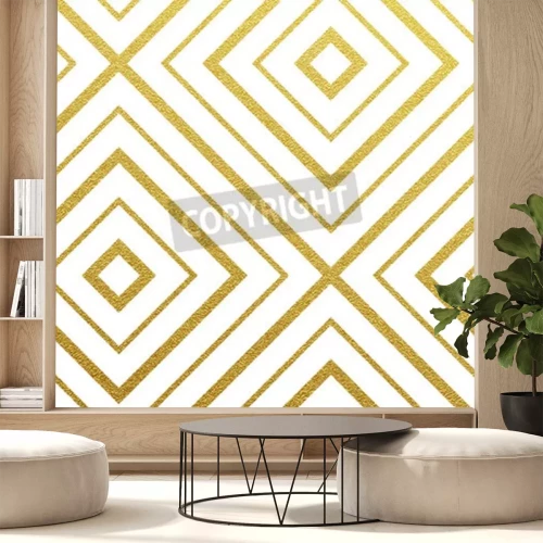 Fotobehang Geometrische vierkanten