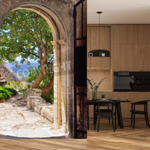 Fotobehang Ruimtelijke fotografie van de Provence