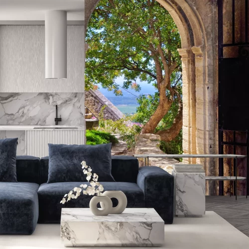 Fotobehang Ruimtelijke fotografie van de Provence