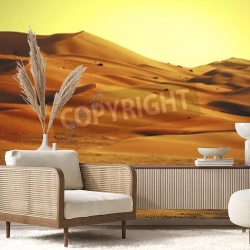 Fotobehang Woestijn in vintage kleuren