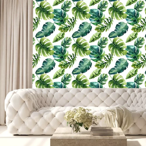 Behang Aquarel wilde jungle