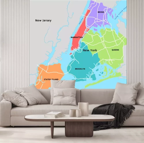 Sticker New York wijken