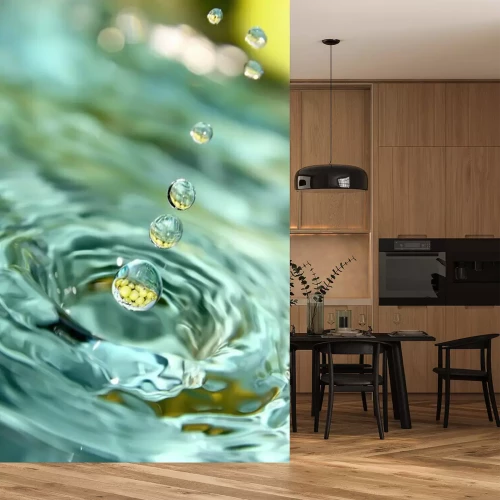 Fotobehang Dynamisch effect op het water