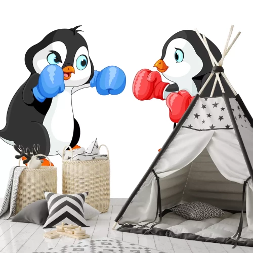 Sticker Pinguïns bestrijden