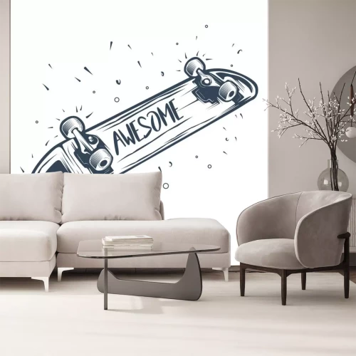 Sticker Skateboard vector