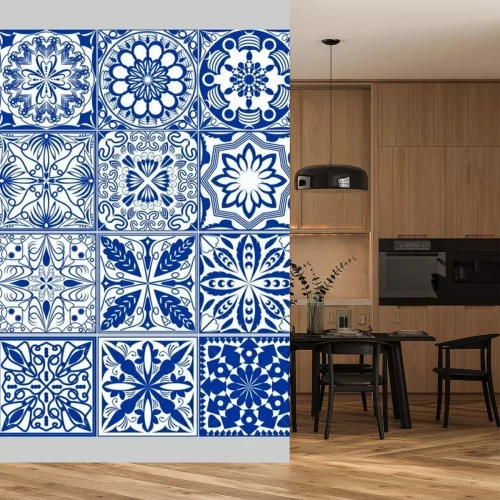 Sticker Portugese azulejos tegels