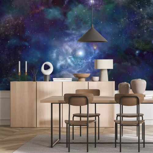 Fotobehang Nevel in een galaxy