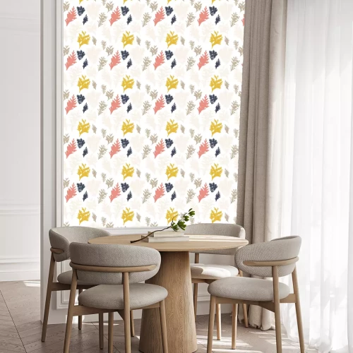 Behang Vector naadloos patroon met thuja takken.