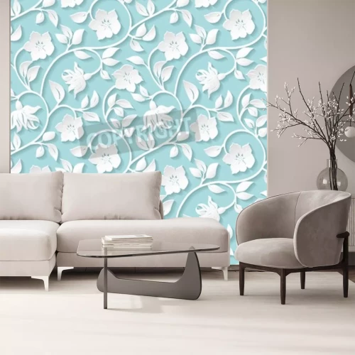 Fotobehang 3D Bloemen