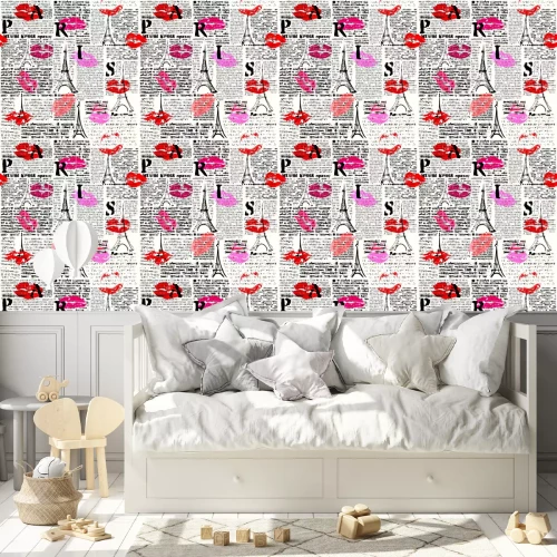 Behang Notities van Parijs