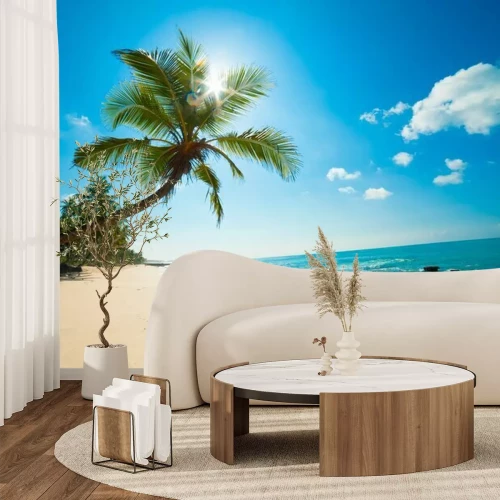 Fotobehang Tropisch strand