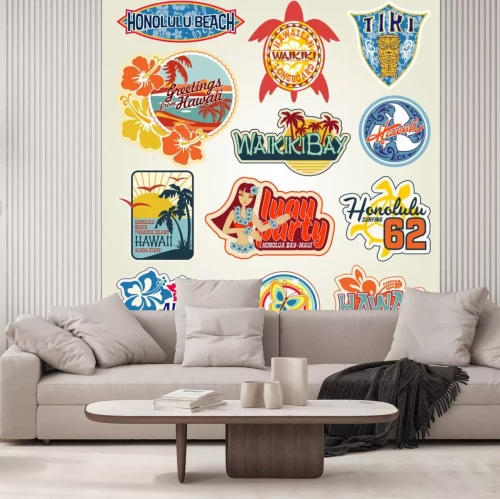 Sticker Hawaii Stickers collectie
