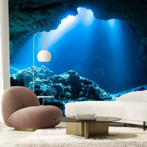 Fotobehang Onderwater grot