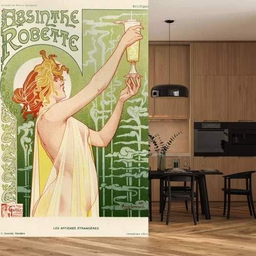 Sticker Absinthe Poster. Datum: 1896