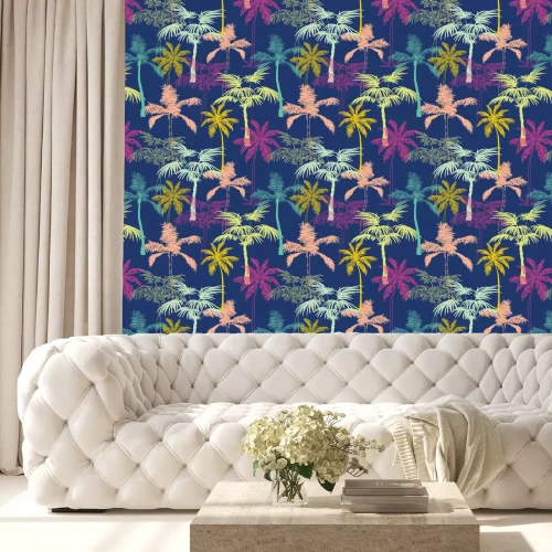 Behang Abstract tropisch bos