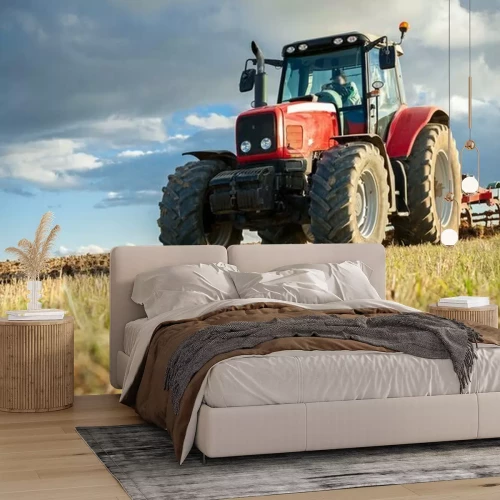 Fotobehang Tractor agrícola