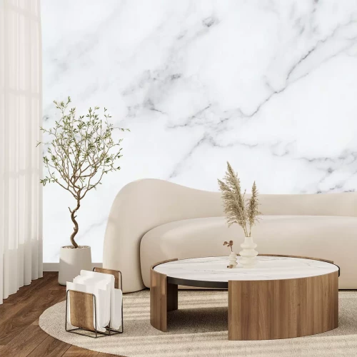 Sticker Witte marmeren textuur achtergrond