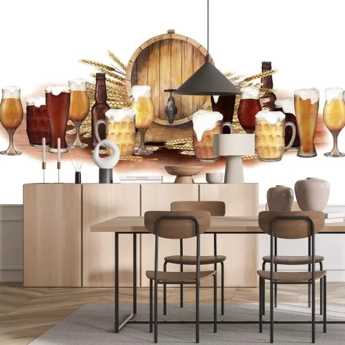 Sticker Waterverf oktoberfestival design