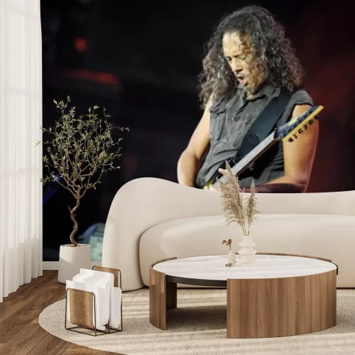 Fotobehang Kirk Hammett, gitarist van Metallica