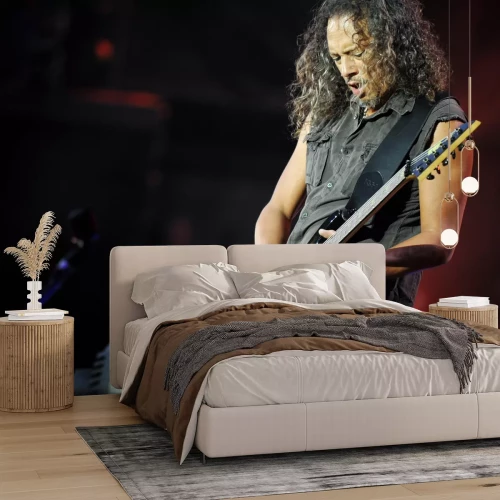 Fotobehang Kirk Hammett, gitarist van Metallica