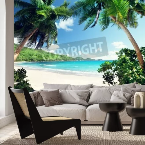 Fotobehang Tropisch landschap