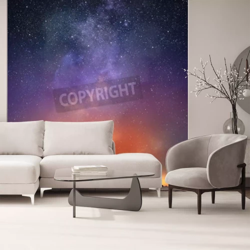 Fotobehang Man en de sterren