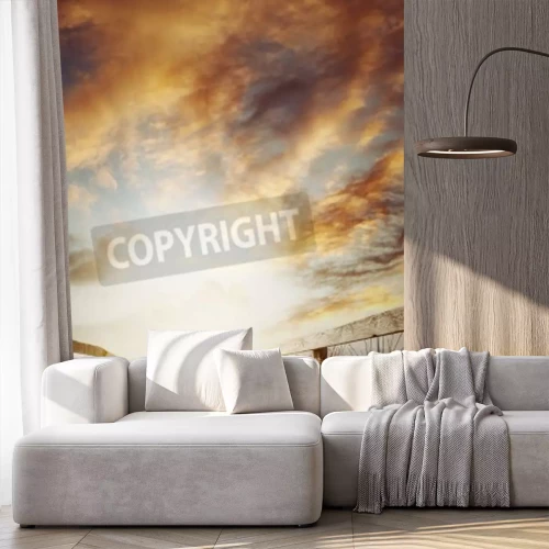 Fotobehang Zonsopgang op het strand