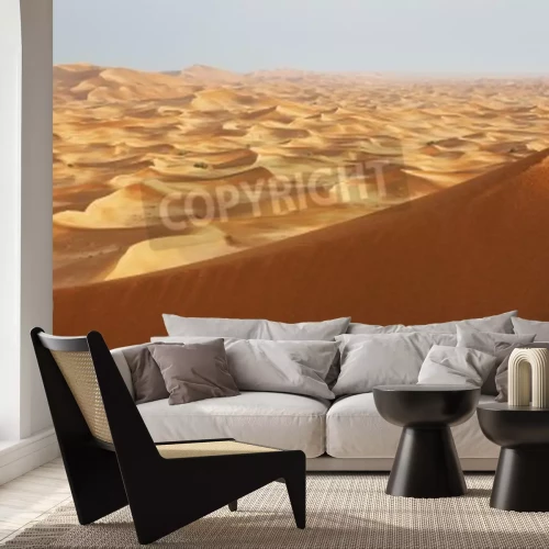 Fotobehang Geschilderde woestijn