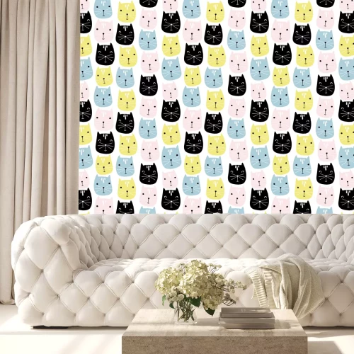 Behang Lachende katten