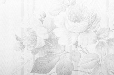 Fotobehang Een subtiel patroon met blauwe bloemen