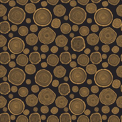 Fotobehang Boomringen