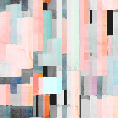 Fotobehang Abstracte achtergrond van figuren