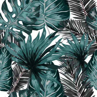 Behang Stedelijke jungle lommerrijke textuur