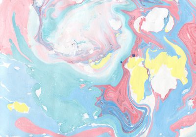 Fotobehang Abstract pastel als imitatie van marmer