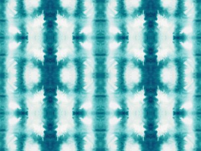 Behang Tie-dye in blauw