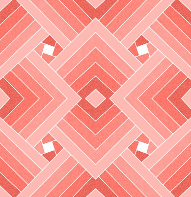 Fotobehang Roze-witte geometrie