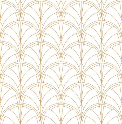 Fotobehang Vintage minimalistische Art Deco