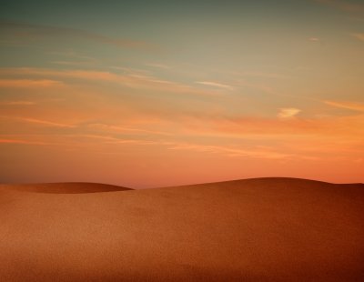 Fotobehang Retro woestijn