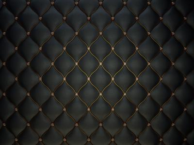 Fotobehang Imitatie van zwart gewatteerd materiaal